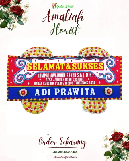 Papan Bunga Ucapan Selamat Broto