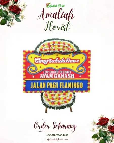 Sewa Papan Bunga Broto